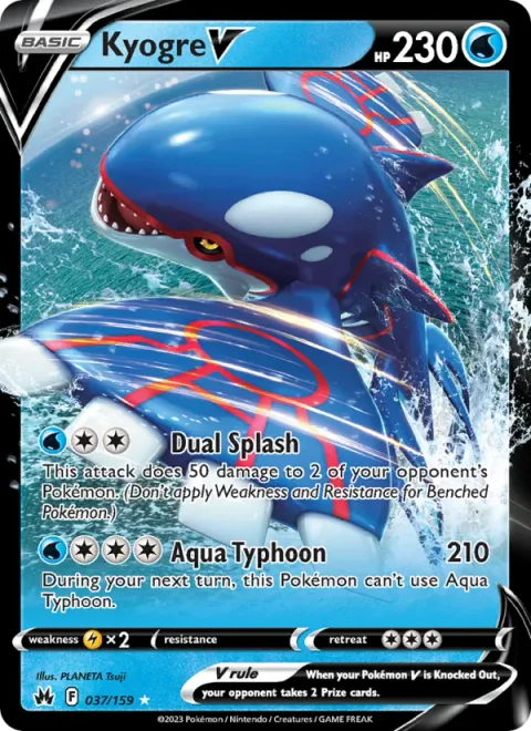 Kyogre V [Dual Splash | Aqua Typhoon]