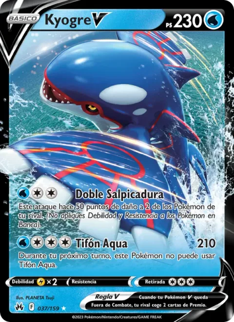 Kyogre V [Dual Splash | Aqua Typhoon]