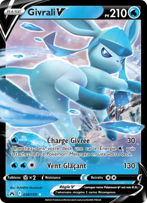 Glaceon V [Frost Charge | Freezing Wind]