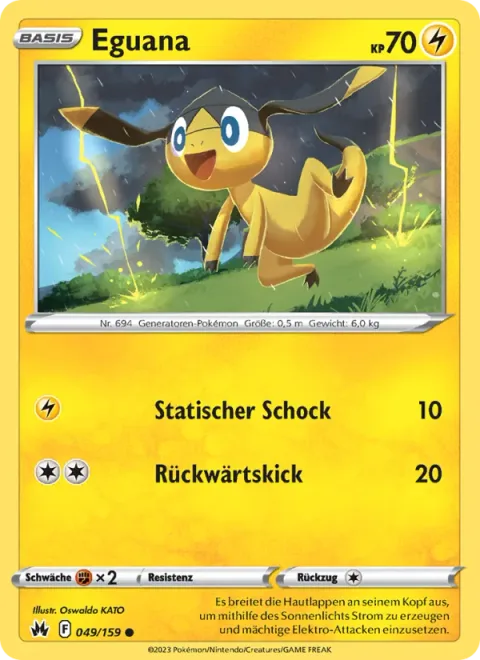 Helioptile [Static Shock | Rear Kick]