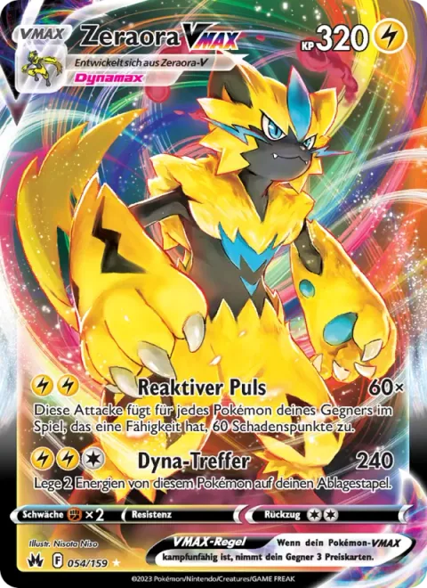 Zeraora VMAX [Reactive Pulse | Max Fist]