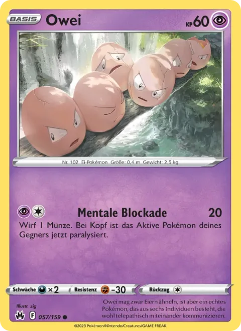 Exeggcute [Psy Bolt | s11a]