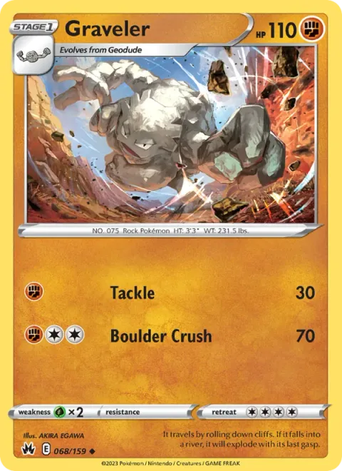 Graveler [Tackle | Boulder Crush]