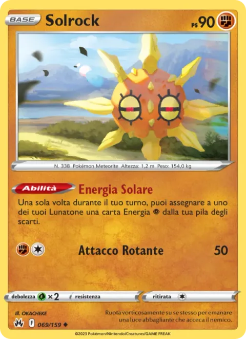 Solrock [Sun Energy | Spinning Attack]