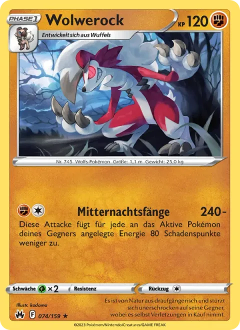 Lycanroc [Midnight Fang]