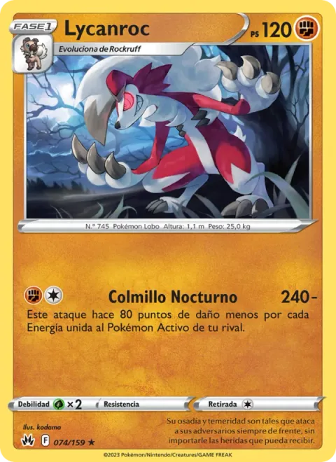 Lycanroc [Midnight Fang]