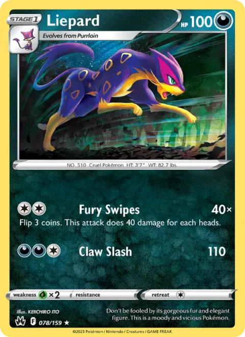 Liepard [Fury Swipes | Claw Slash]
