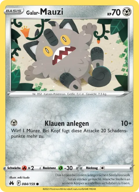 Galarian Meowth [Fasten Claws]