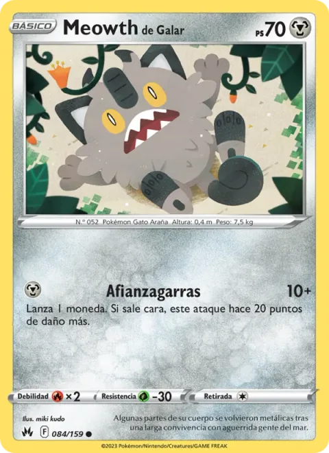 Galarian Meowth [Fasten Claws]
