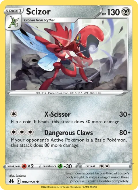 Scizor [X-Scissor | Dangerous Claws]