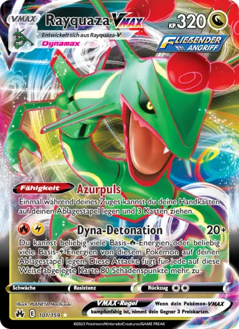 Rayquaza VMAX [Azure Pulse | Max Burst]
