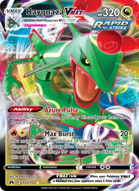 Rayquaza VMAX [Azure Pulse | Max Burst]
