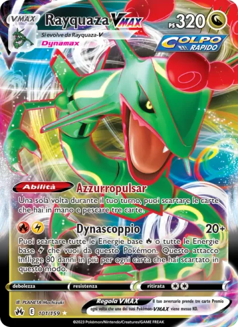 Rayquaza VMAX [Azure Pulse | Max Burst]