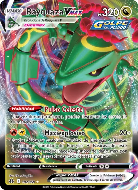 Rayquaza VMAX [Azure Pulse | Max Burst]