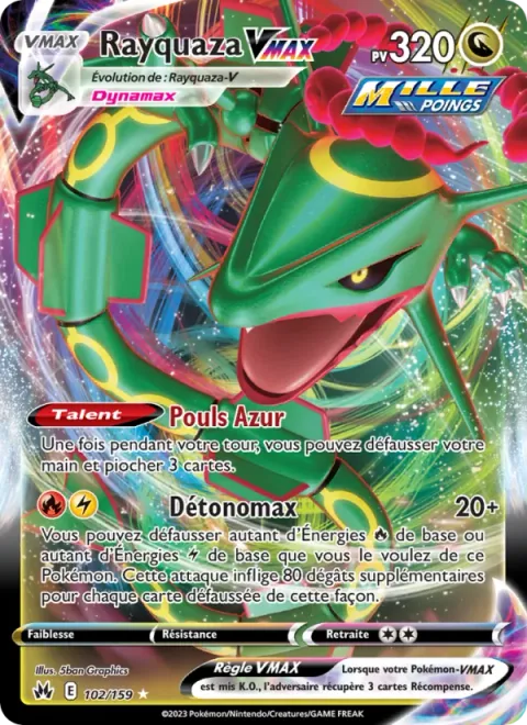 Rayquaza VMAX [Azure Pulse | Max Burst]