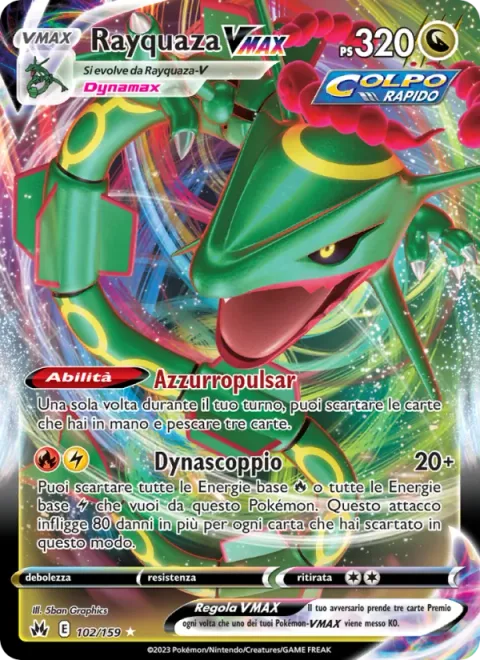 Rayquaza VMAX [Azure Pulse | Max Burst]
