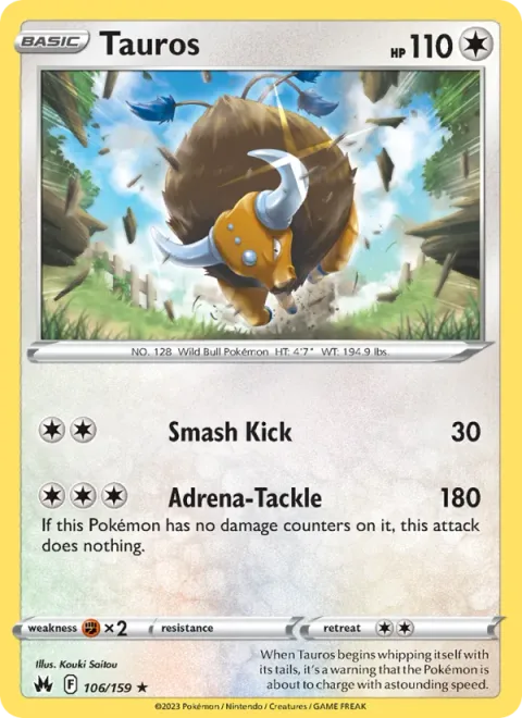 Tauros [Smash Kick | Adrena-Tackle]