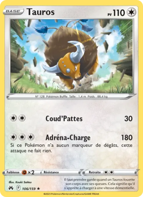Tauros [Smash Kick | Adrena-Tackle]