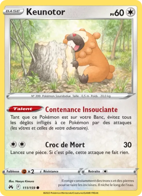 Bidoof [Carefree Countenance | Hyper Fang]