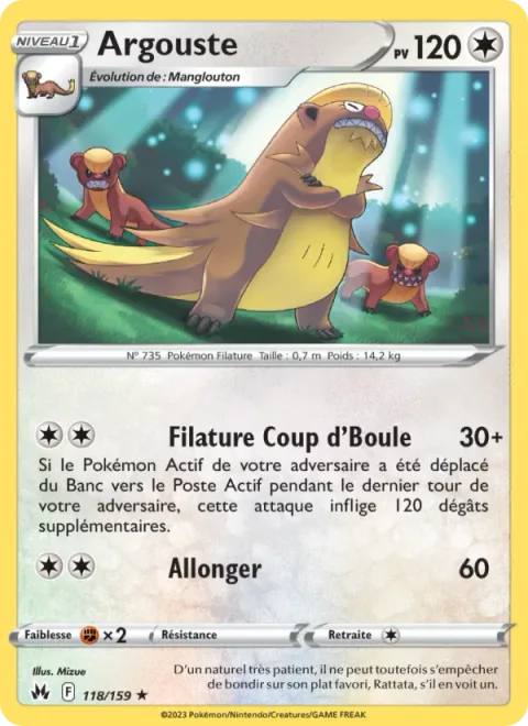 Gumshoos [Stakeout Headbutt | Lunge Out]
