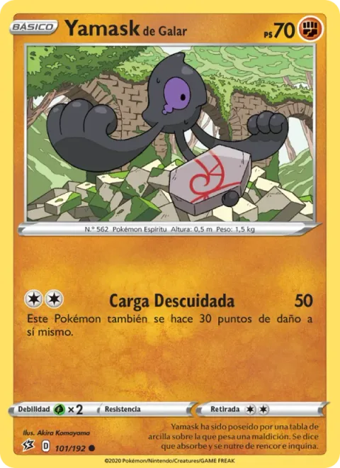 Galarian Yamask [Reckless Charge]