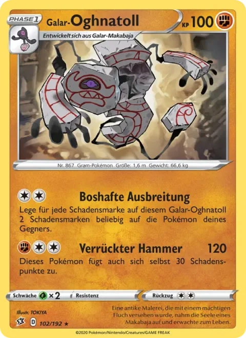 Galarian Runerigus [Spreading Spite | Mad Hammer]