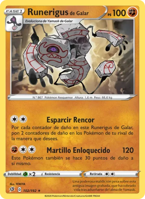 Galarian Runerigus [Spreading Spite | Mad Hammer]