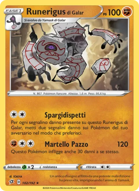 Galarian Runerigus [Spreading Spite | Mad Hammer]