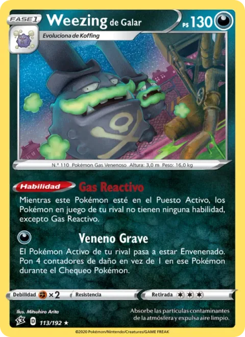 Galarian Weezing [Neutralizing Gas | Severe Poison]
