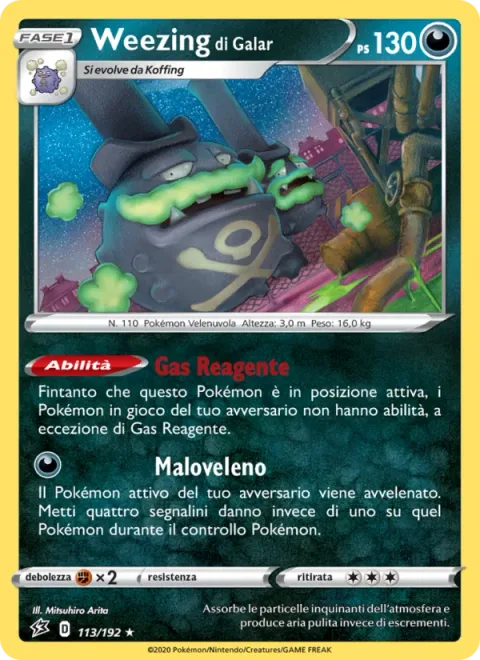 Galarian Weezing [Neutralizing Gas | Severe Poison]