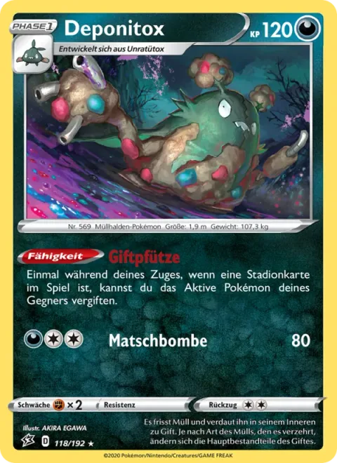 Garbodor [Poisonous Puddle | Sludge Bomb]