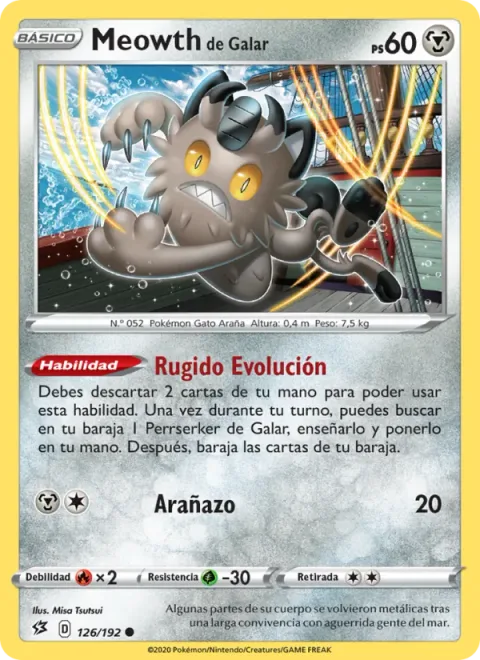 Galarian Meowth [Evolution Roar | Scratch]