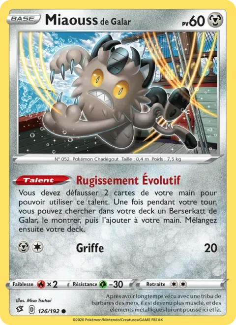 Galarian Meowth [Evolution Roar | Scratch]