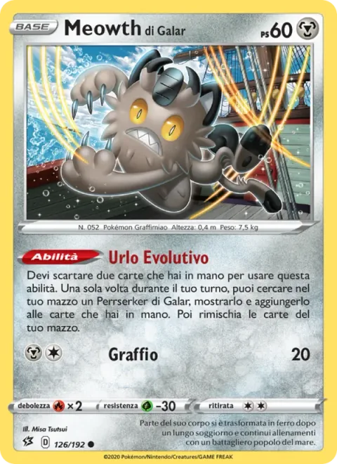 Galarian Meowth [Evolution Roar | Scratch]