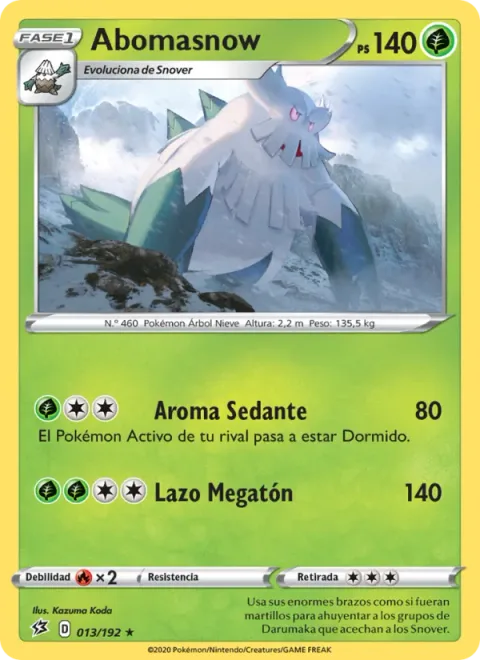 Abomasnow [Soothing Scent | Megaton Lariat]