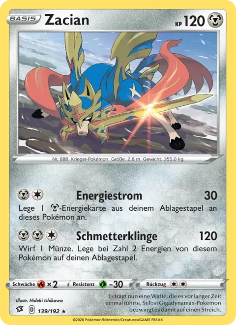 Zacian [Energy Stream | Smashing Edge]