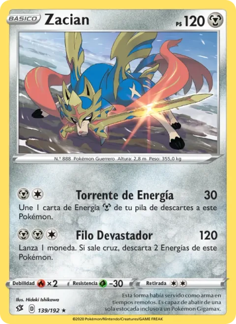 Zacian [Energy Stream | Smashing Edge]