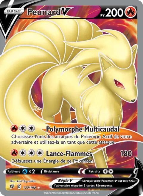 Ninetales V [Nine-Tailed Shapeshifter | Flamethrower]