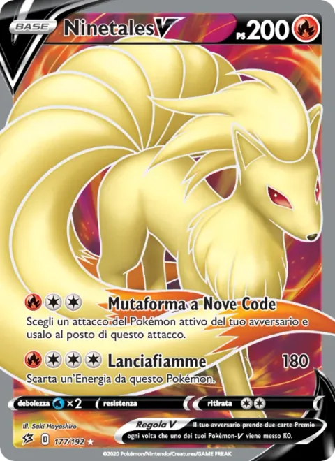 Ninetales V [Nine-Tailed Shapeshifter | Flamethrower]