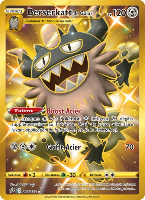 Galarian Perrserker [Steely Spirit | Metal Claw]