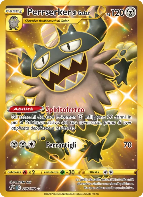 Galarian Perrserker [Steely Spirit | Metal Claw]
