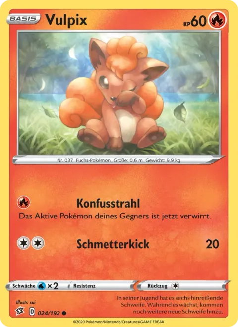 Vulpix [Confuse Ray | Smash Kick]