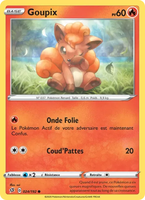 Vulpix [Confuse Ray | Smash Kick]