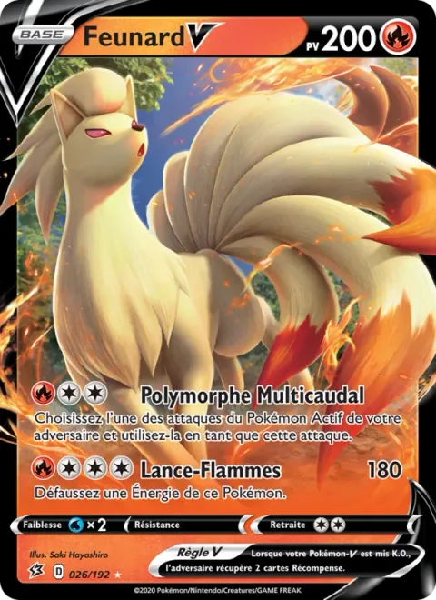 Ninetales V [Nine-Tailed Shapeshifter | Flamethrower]