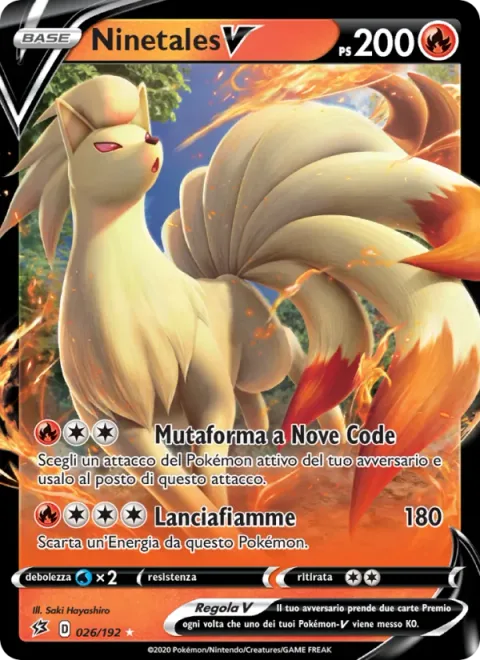 Ninetales V [Nine-Tailed Shapeshifter | Flamethrower]