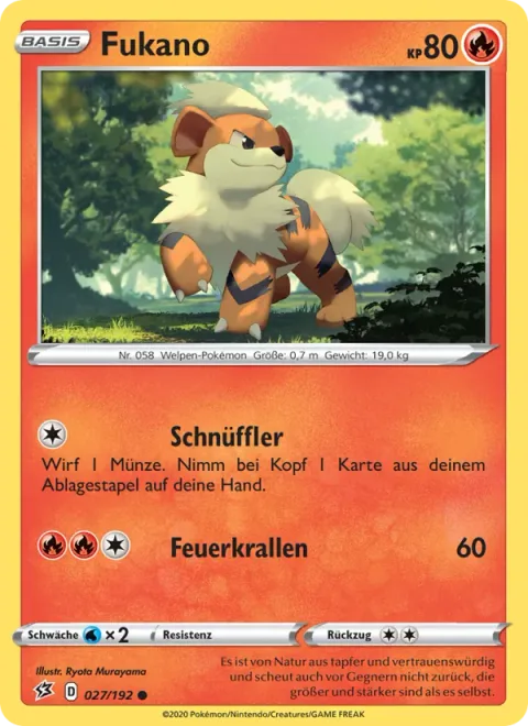 Growlithe [Odor Sleuth | Fire Claws]