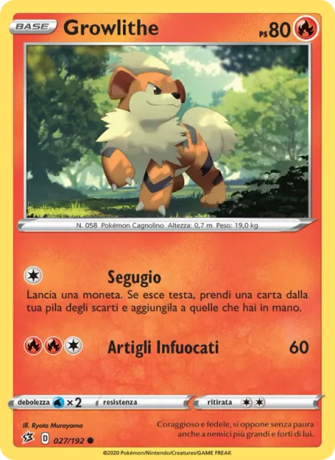 Growlithe [Odor Sleuth | Fire Claws]