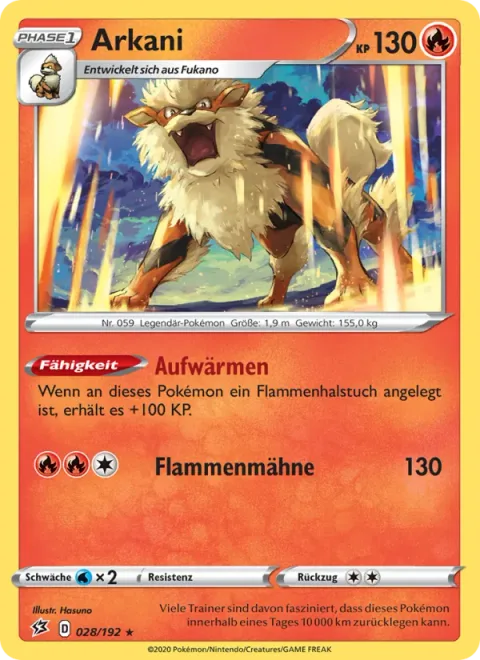 Arcanine [Warming Up | Fire Mane]