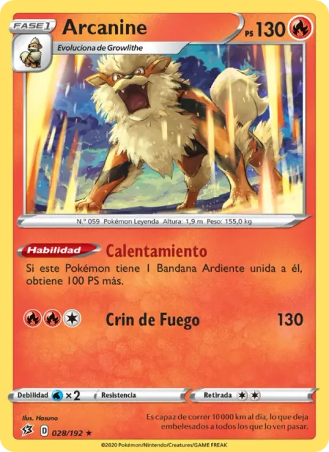 Arcanine [Warming Up | Fire Mane]
