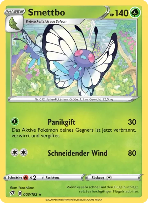 Butterfree [Panic Poison | Cutting Wind]